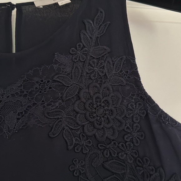 Navy Loft Sleeveless Dress - Picture 3 of 6